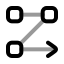 Arrange icon with twotone rounded style