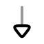 Arrowdown icon with twotone rounded style
