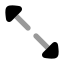 Arrowexpand icon with bulk rounded style