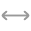 Arrowhorizontal icon with duotone rounded style