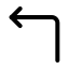 Arrowmoveupleft icon with stroke standard style