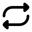 Arrowreloadhorizontal icon with solid rounded style