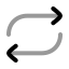 Arrowreloadhorizontal icon with twotone rounded style