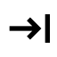 Arrowright icon with solid sharp style
