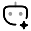 Artificialintelligence icon with twotone rounded style