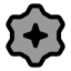 Artificialintelligence icon with duotone standard style