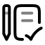 Assignments icon with twotone rounded style