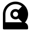 Astronaut icon with solid sharp style