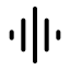 Audiolines icon with duotone standard style