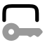 Authorized icon with bulk rounded style