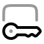 Authorized icon with twotone rounded style