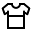 Babyboydress icon with stroke sharp style