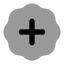 Badgeplus icon with bulk rounded style