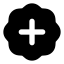 Badgeplus icon with solid standard style