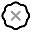 Badgex icon with twotone rounded style