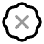 Badgex icon with twotone rounded style