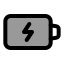 Batterycharging icon with duotone standard style