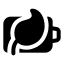 Batteryecocharging icon with solid standard style
