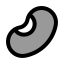 Bean icon with duotone standard style