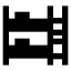 Bedbunk icon with solid sharp style