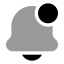 Belldot icon with bulk rounded style