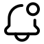 Belldot icon with stroke standard style