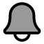 Bell icon with duotone standard style