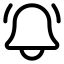 Bellring icon with stroke standard style