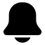Bell icon with solid rounded style