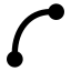Bendtool icon with solid standard style