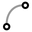 Bendtool icon with twotone rounded style
