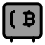 Bitcoinsafe icon with duotone standard style