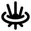Blackhole icon with solid standard style