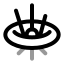 Blackhole icon with twotone rounded style