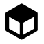 Blockchain icon with solid standard style