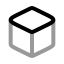 Blockchain icon with twotone rounded style