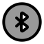 Bluetoothcircle icon with duotone rounded style