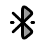 Bluetoothconnected icon with duotone rounded style