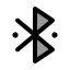 Bluetooth icon with duotone standard style