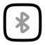 Bluetoothsquare icon with twotone rounded style
