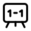 Boardmath icon with stroke standard style