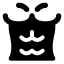 Bodypartsixpack icon with solid standard style