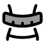 Bodyweight icon with duotone rounded style