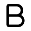 Bold icon with solid standard style