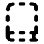 Bookdashed icon with solid rounded style