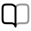 Bookopen icon with twotone rounded style