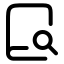 Booksearch icon with stroke rounded style