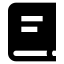 Booktext icon with solid sharp style