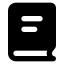 Booktext icon with solid standard style