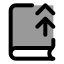 Bookup icon with duotone standard style